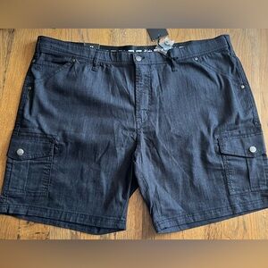 Lois Dark Gray Cargo Men Shorts